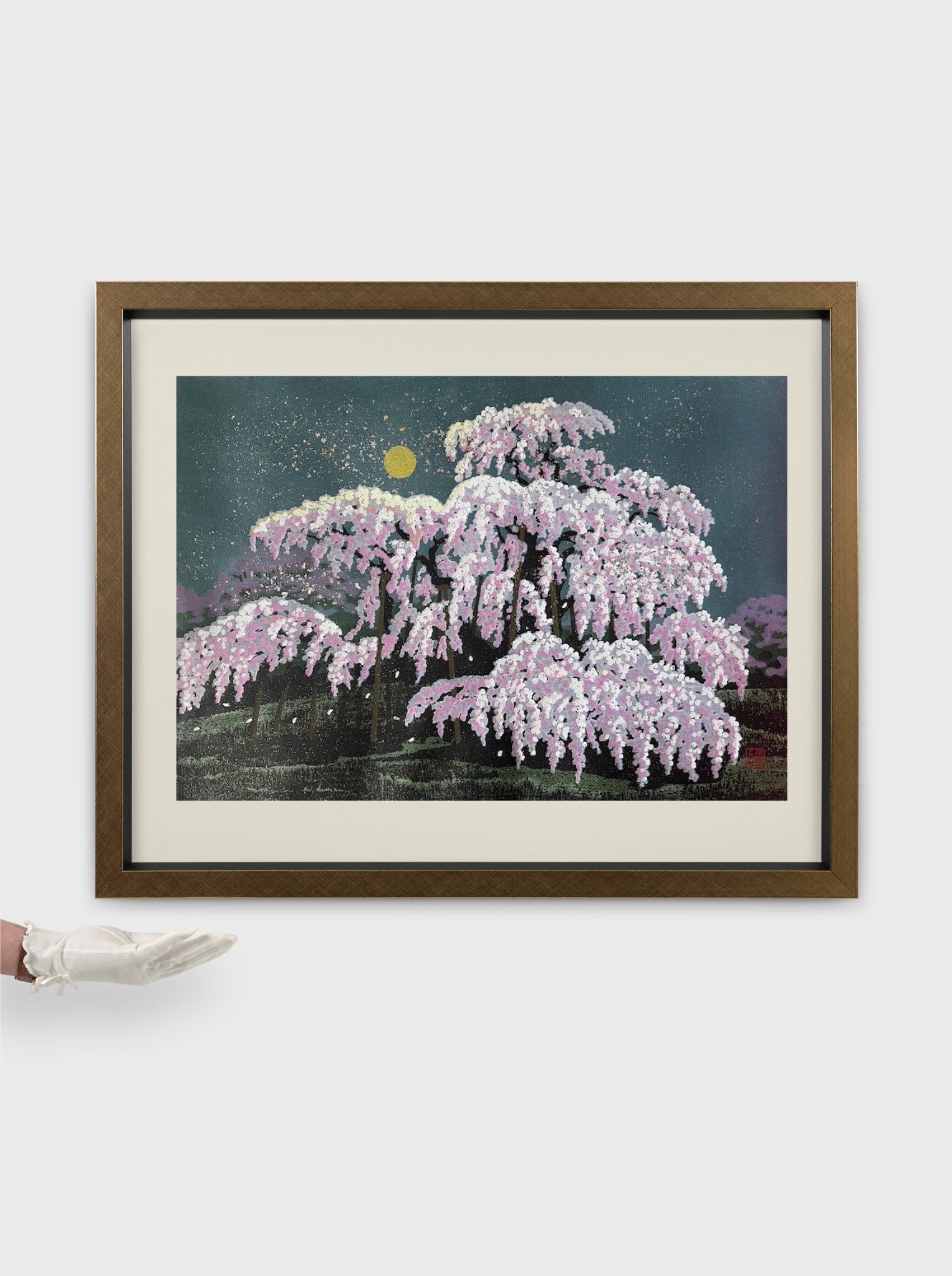 Estampes Japonaises Cerisier en Fleurs (Sakura), image size:1527x2048