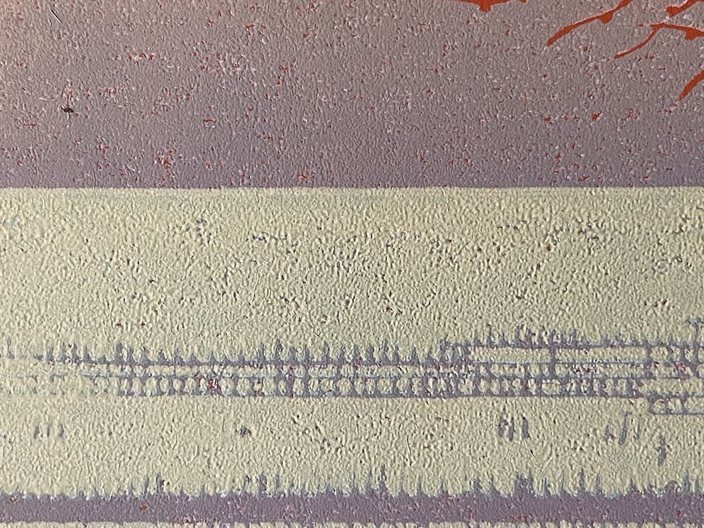 Tadashige Nishida - Arbres au coucher du soleil