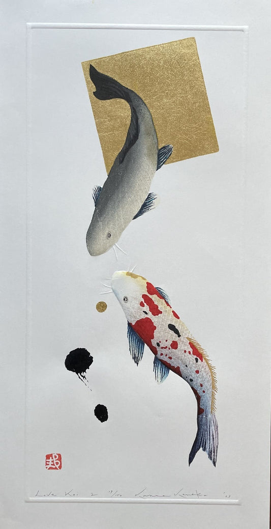 estampe japonaise poissons