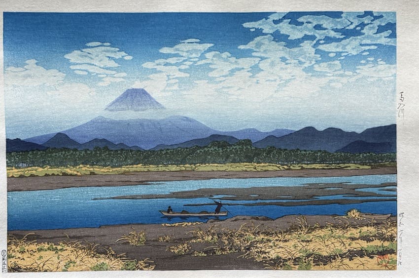 estampe japonaise riviere