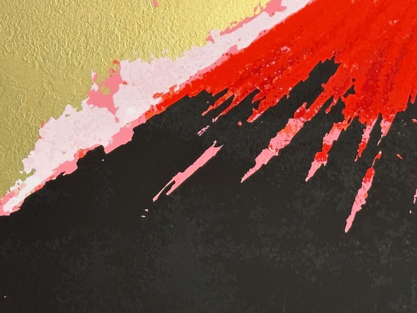 Ikegami Soho : Mont Fuji en éruption