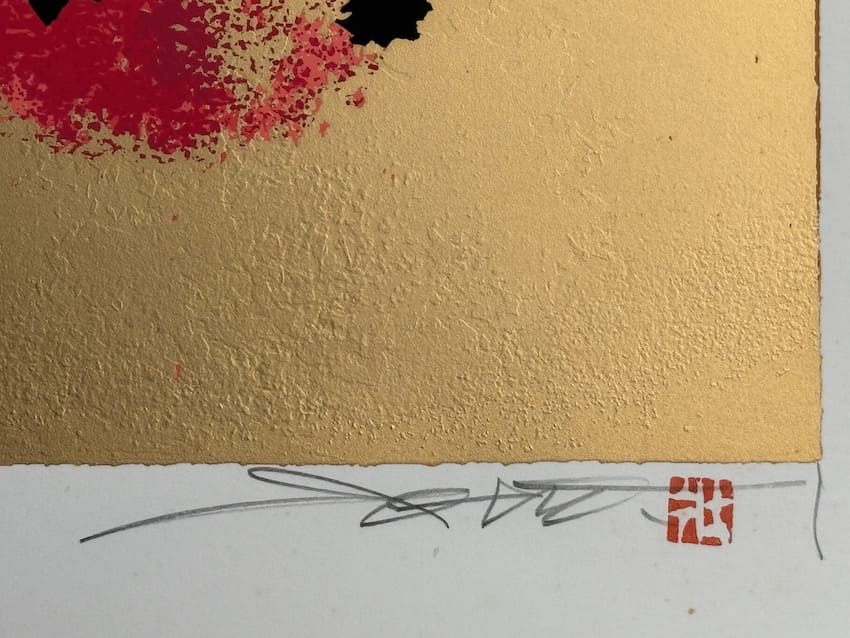 Ikegami Soho : Mont Fuji en éruption