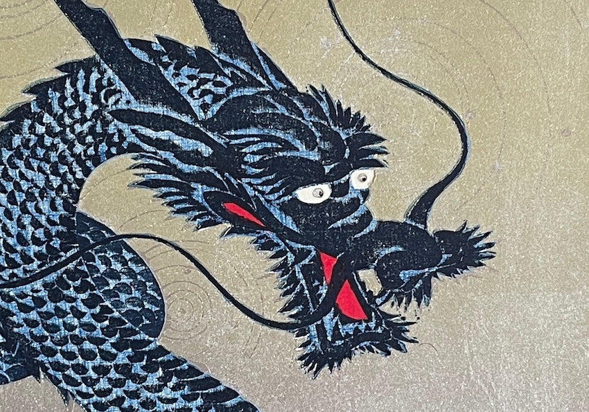 Estampe japonaise contemporaine de Hajime Namiki - Tornado