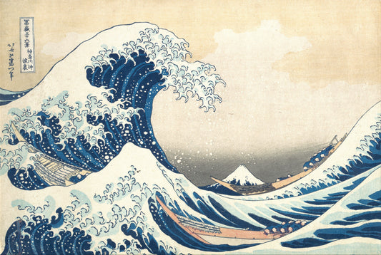 conservation des estampes japonaises Ukiyo-e Hokusai la grande vague de Kawagawa