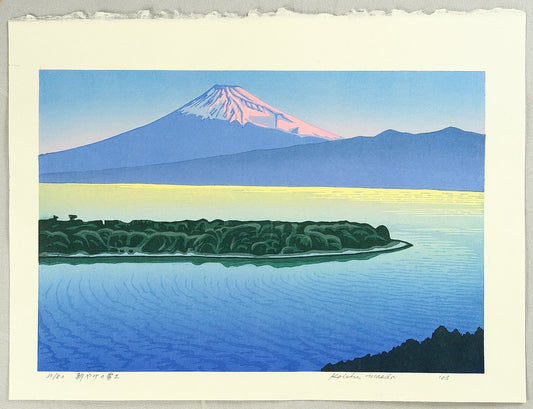 Koichi Maeda Le mont Fuji au soleil levant