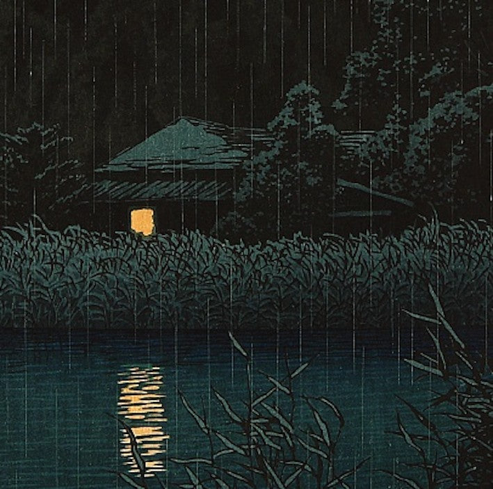 Hasui Kawase Pluie à Omiya