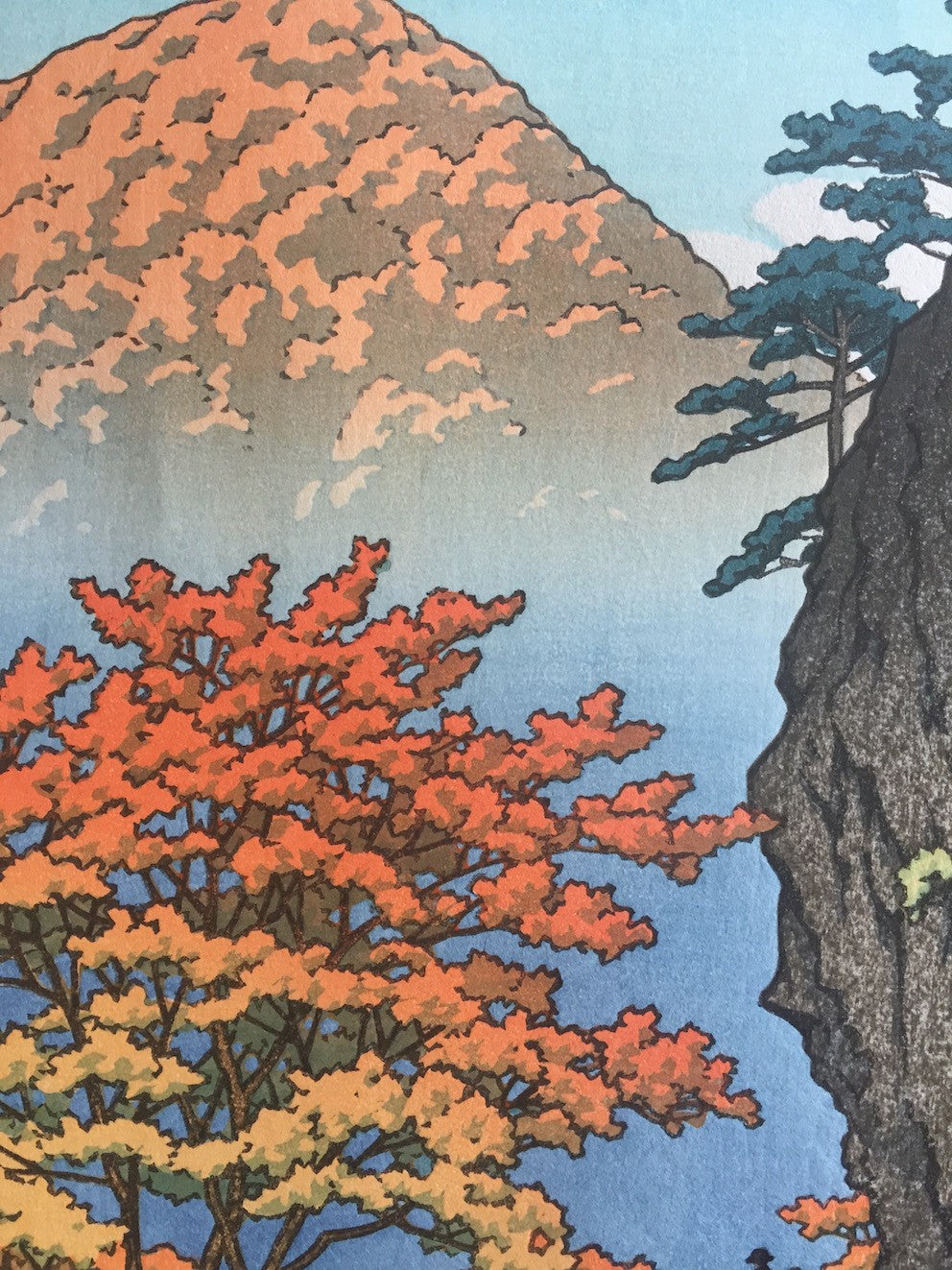 Hasui Kawase - L'automne à Sawuira, Shiobara