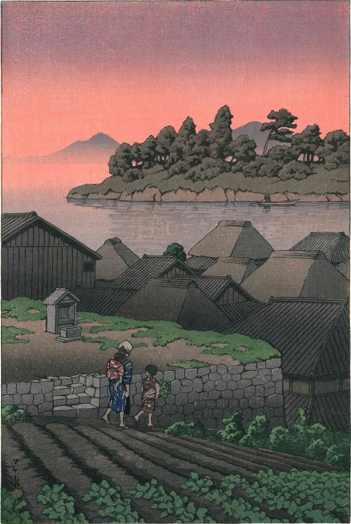 estampe japonaise shin hanga de Hasui Kawase Amakusa Honryo