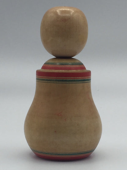 Kokeshi de style Naruko - l'enfant dans son panier