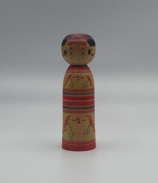 Kokeshi de style Yajiro - l'étonnée