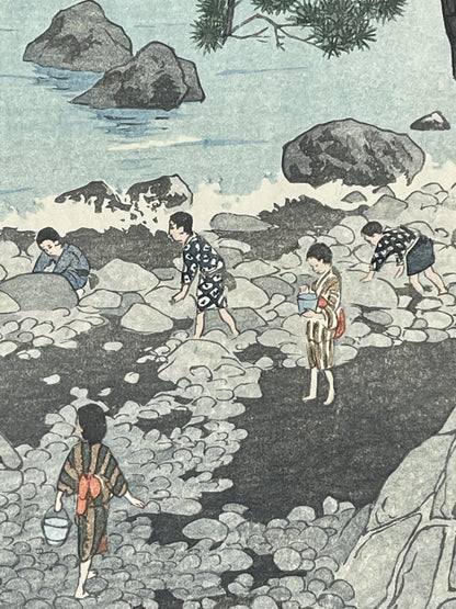 Shiro Kasamatsu - Matin calme au cap Ajiro, Izu