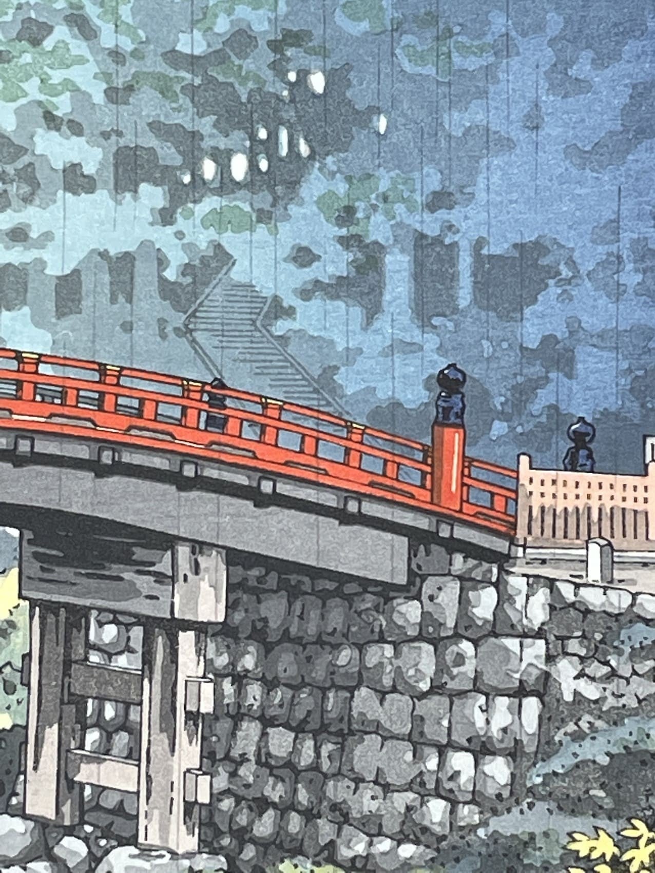 Koitsu Tsuchiya - Le pont sacré à Nikko