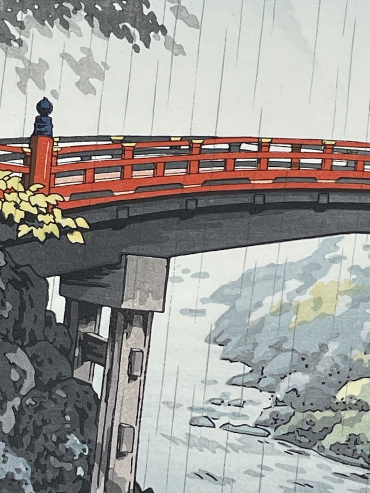 Koitsu Tsuchiya - Le pont sacré à Nikko