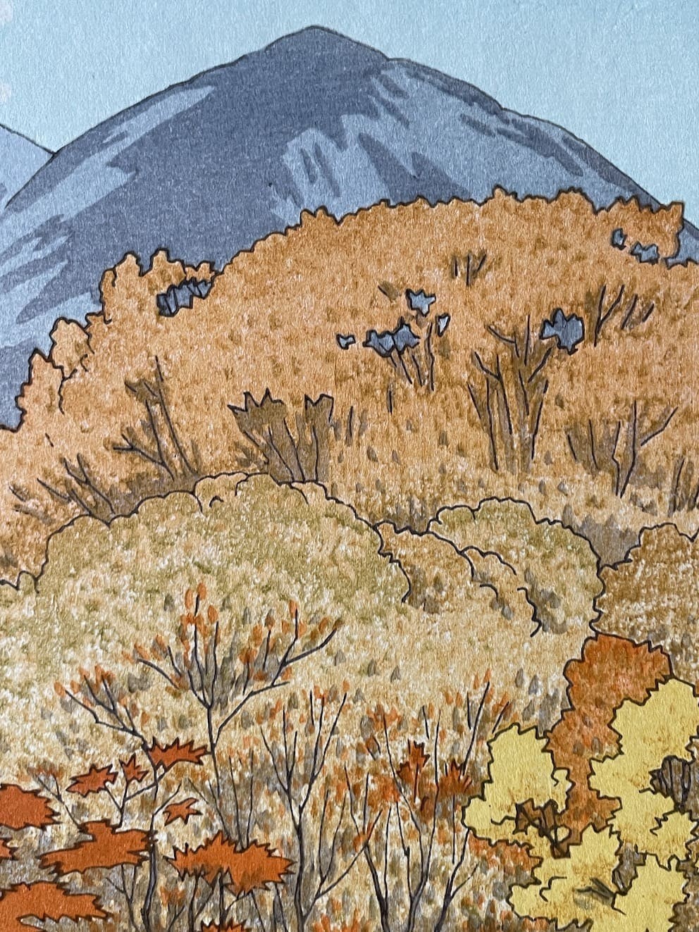 Toshi Yoshida - L'automne au musée Hakone