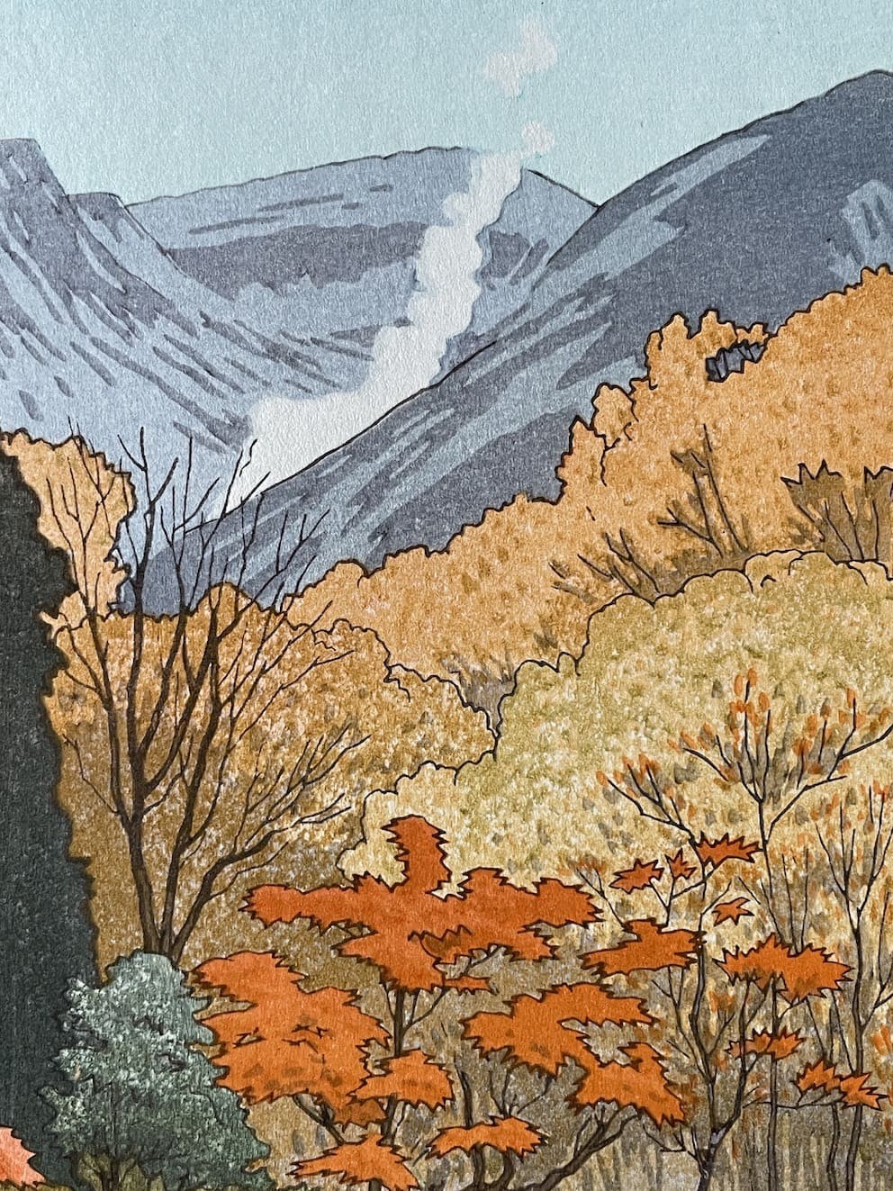 Toshi Yoshida - L'automne au musée Hakone