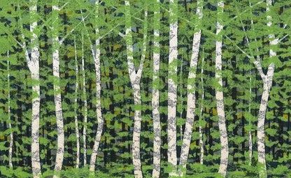 Estampe japonaise de Fumio Fujita : la saison du renouveau E