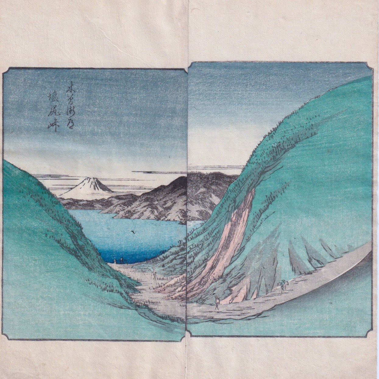 estampe japonaise Mont Fuji 