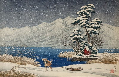 estampe japonaise Shin Hanga original de Ito Takashi 1929