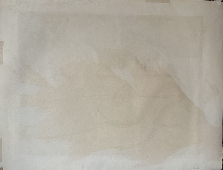 Jun'ichirō Sekino : Chat noir et blanc - Estampe japonaise sōsaku hanga