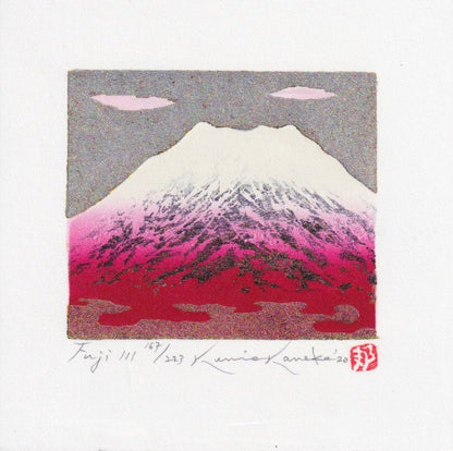 Kunio Kaneko : Fuji 111 - Estampe japonaise