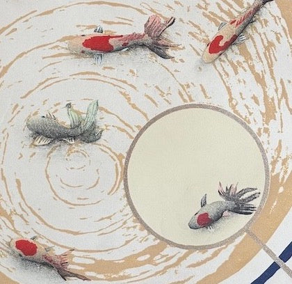 Estampe japonaise originale de Kunio Kaneko : Summertime 2