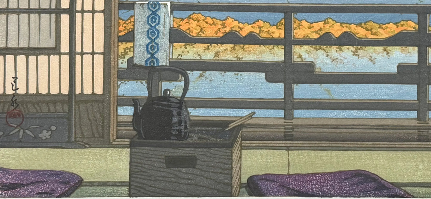 Hasui Kawase : matinée à l'onsen d'Arayu