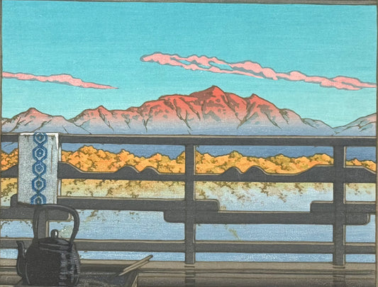 Hasui Kawase : matinée à l'onsen d'Arayu