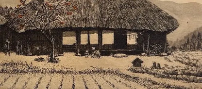 Estampe japonaise de Hiroto Norikane : les fruits de l'automne