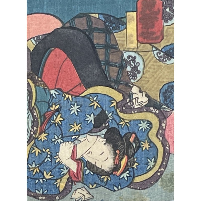 Estampe shunga, Préliminaires amoureux